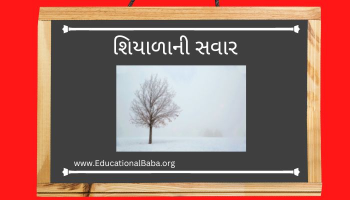 શિયાળાની સવારનો નિબંધ Winter Morning Nibandh in Gujarati