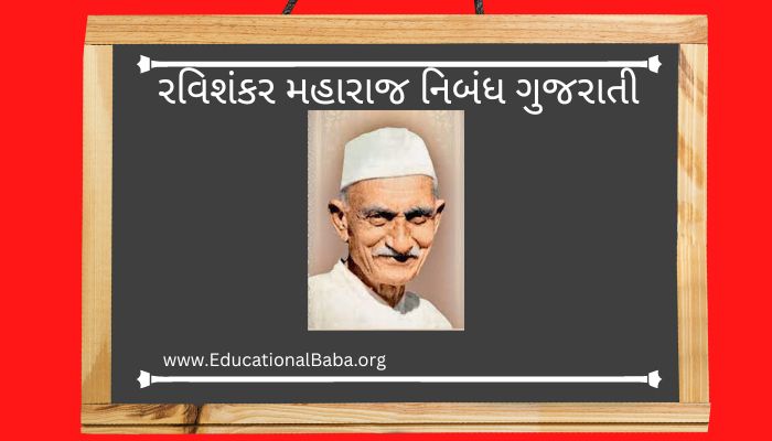 રવિશંકર મહારાજ નિબંધ ગુજરાતી Ravishankar Maharaj Nibandh in Gujarati