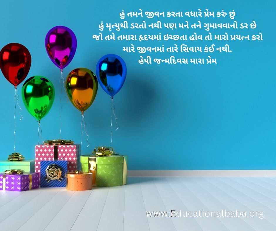 Happy Birthday Wishes in Gujarati [Text] 2023 જન્મદિવસની હાર્દિક શુભકામનાઓ સંદેશ