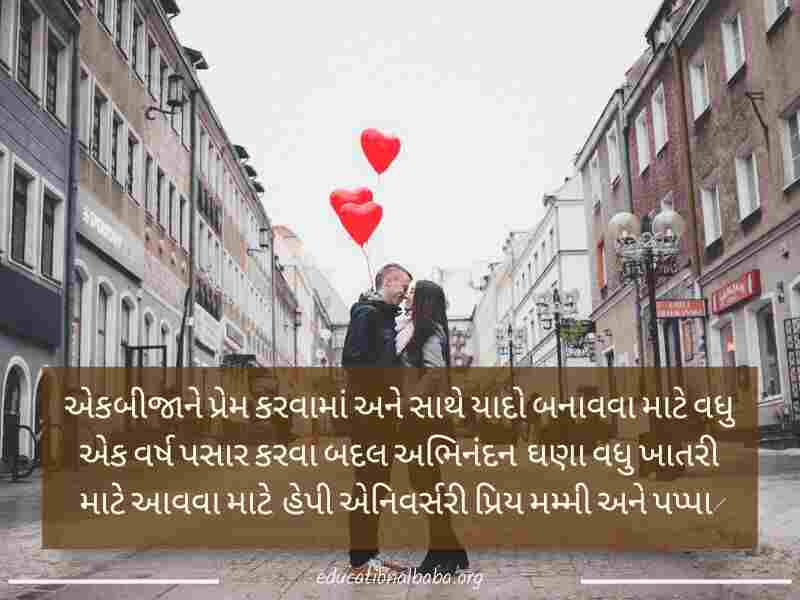 50th Anniversary Wishes For Parents in Gujarati માતાપિતા માટે 50મી વર્ષગાંઠની શુભેચ્છાઓ ગુજરાતી