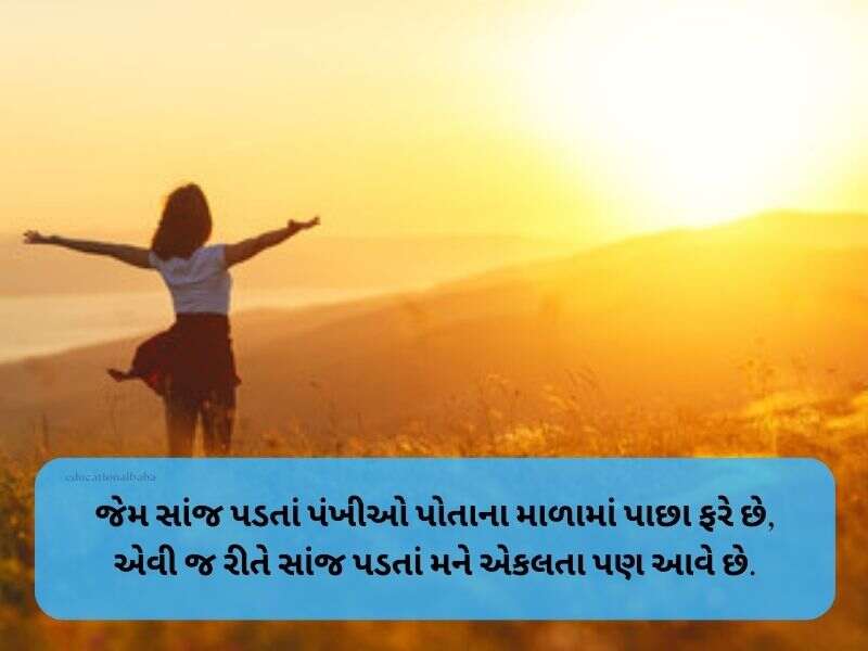 20+ સનસેટ શાયરી ગુજરાતી Sunset Shayari in Gujarati Text | Quotes | Wishes