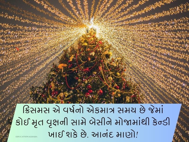 30+ નાતાલ પર્વની સુભેછાઓ christmas day Wishes in gujarati Text | Shyari | Quotes