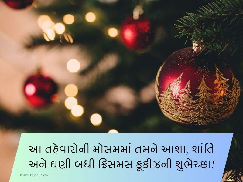 30+ નાતાલ પર્વની સુભેછાઓ christmas day Wishes in gujarati Text | Shyari | Quotes