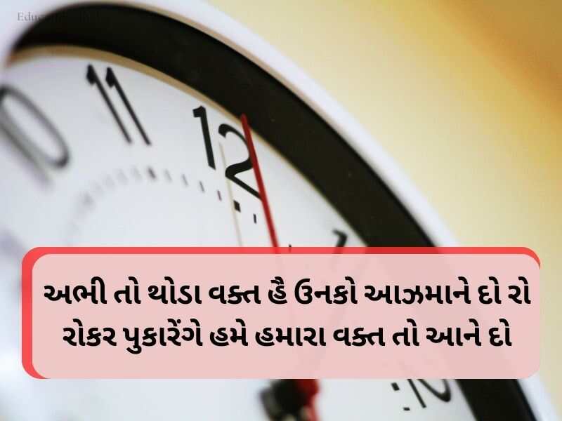 340+ સમય સુવિચાર ગુજરાતી Time Quotes in Gujarati Text 