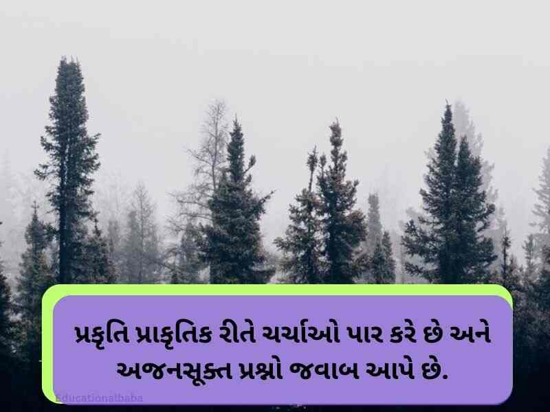 Best 10+ પ્રકૃતિ કોટ્સ ગુજરાતી Nature Quotes in Gujarati Text | Images 