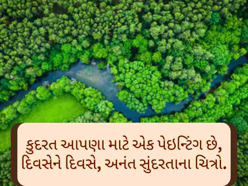 World Environment Day Quotes in Gujarati [વિશ્વ પર્યાવરણ દિવસ કોટ્સ]
